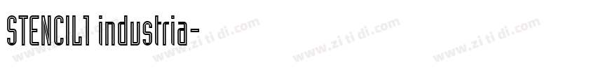 STENCIL1 industria字体转换 STENCIL1 industria字体转换
